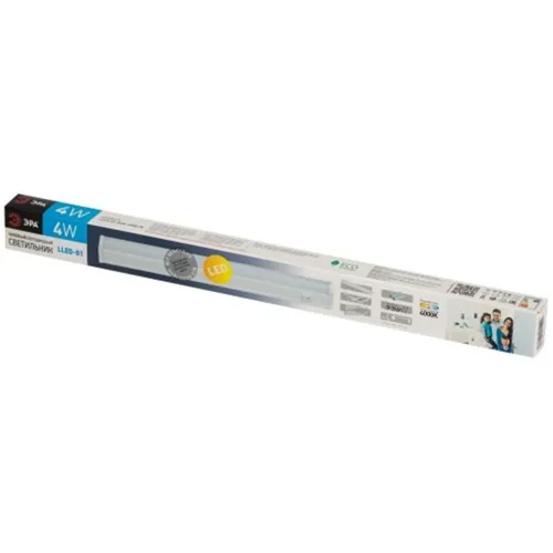 Светильник светодиодный LLED-01-04W-4000-W 4Вт 4000K L311мм линейный с выключателем Эра Б0017422 - фото 8