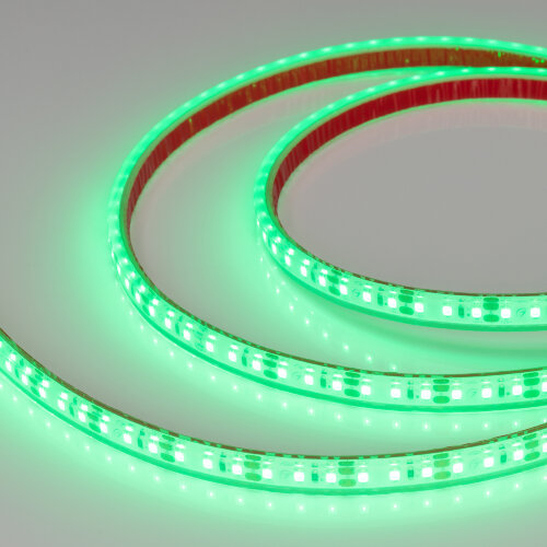 Светодиодная лента герметичная RTW-PFS-A120-11mm 24V Green (9.6 W/m, IP68, 2835, 5m) (Arlight, 9.6 Вт/м, IP68) - фото 2