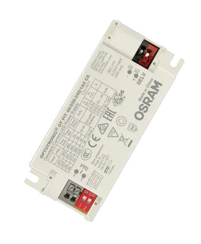 Драйвер для светодиодов OT FIT 40/220-240/1A0 CS | 20-44W 25-42V | DIP-переключатель 800-1050мА | - OSRAM. Фото