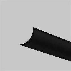 Рассеиватель для профиля 16×16 (Дуга, Чёрный, 2 м), ALM-1616R-B-DF-2M 642027 (Черный)