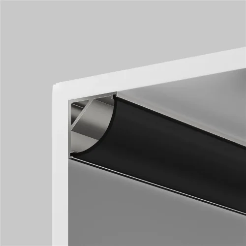 Рассеиватель для профиля 16×16 (Дуга, Чёрный, 2 м), ALM-1616R-B-DF-2M 642027 (Черный) - фото 4