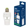 USN-R50 60W-360R-E27 WHITE Датчик движения ИК, под лампу Е27, 7м, 10сек, 5мин., IP20, Белый, TM Uniel - фото 3