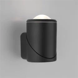 Уличный поворотный светодиодный настенный светильник GIRA U LED IP54 35127/U черный (056334)