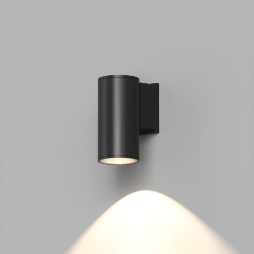 DK9820-BK Настенный уличный светильник BORG, IP65, 10 Вт, 3000К, черный, алюминий.