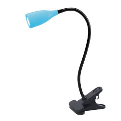 ULM-D501 4W-4000K BLUE Светильник настольный светодиодный прищепка, Механический выключатель, Синий, TM Uniel