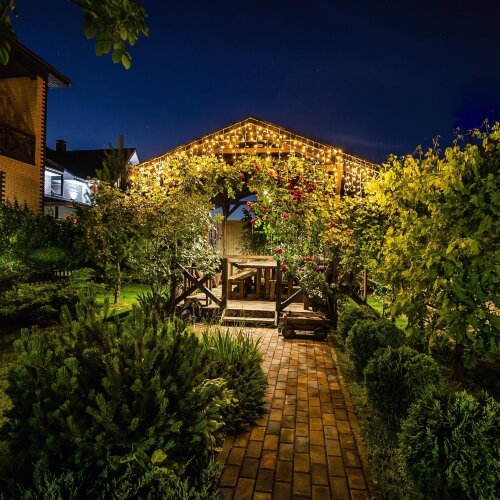 ULD-B6007-200-STK WARM WHITE IP44 Бахрома светодиодная со статическим свечением, 6м, Соединяемая, 200 светодиодов, Теплый белый свет, Провод прозрачный - фото 9