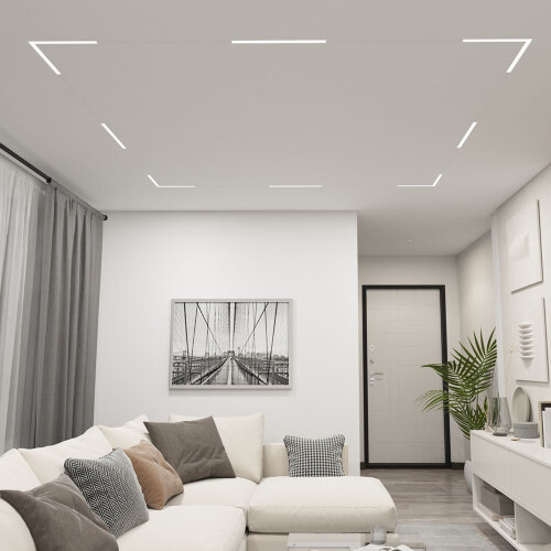 DK8004-WH Линейный светильник SMART LINEAR 18W DIM 3000K-6000K белый. Фото 6