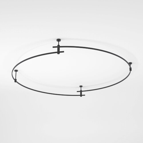 Esthetic Magnetic Шинопровод Round черный O1800 - Фото 3