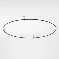 Esthetic Magnetic Шинопровод Round черный Ø1800 85218/00 (067843)