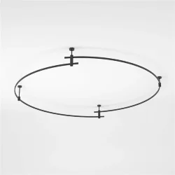 Esthetic Magnetic Шинопровод Round черный Ø1800 85218/00 (067843)