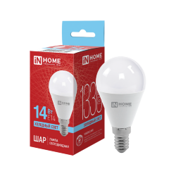 Лампа светодиодная LED-ШАР-VC 14Вт 230В E14 6500K 1330Лм IN HOME