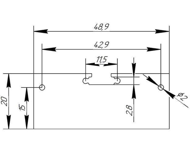 Заглушка металл 2050 сталь 1 мм - фото 2