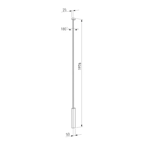 Светильник настенный светодиодный Alto LED 4000K черный 40134/LED - фото 5
