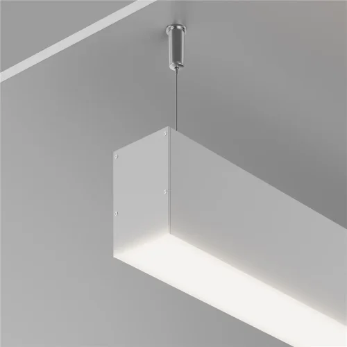 Алюминиевый профиль накладной-подвесной 50х70 (Серебро, 2 м), ALM-5070-S-2M (Серебро) 633016 - фото 5