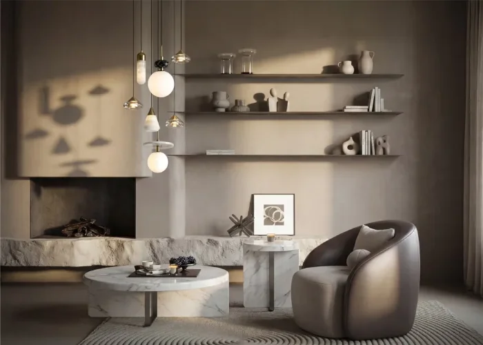 Подвесной светильник Пещера / Cave (Латунь) FR5631PL-L6BS1 - фото 4