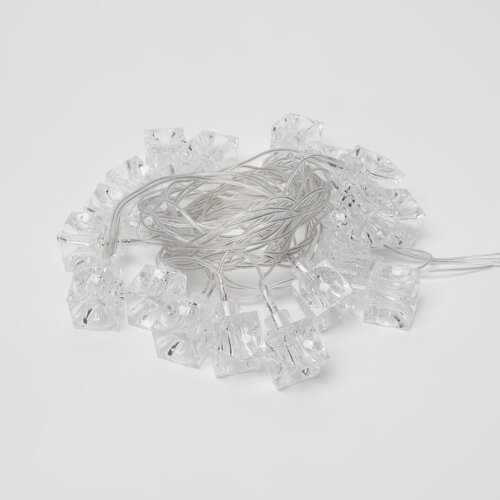 ULD-S0280-020-DTA MULTI IP20 CUBES Гирлянда светодиодная Кубики с контроллером, 20 светодиодов, 2.8 м, разноцветная, IP20, провод прозрачный. - фото 4