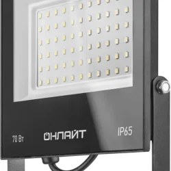 Прожектор светодиодный 61 950 OFL-70-6K-BL-IP65-LED 70Вт 6000К IP65 5600лм черн. ОНЛАЙТ 61950