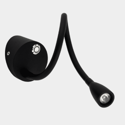 'Светильник настенный WL BED 3 Вт, черный с диммером, BQ004103-A-3-DIM-BL-WW 005536