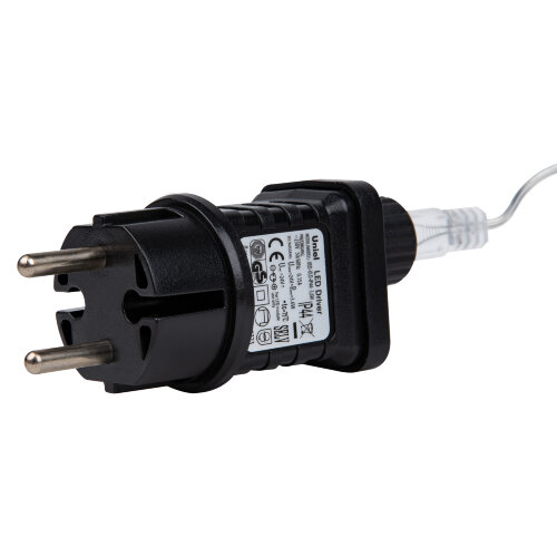 ULD-B12006-195-TTK AM-WH IP44 Бахрома светодиодная с эффектом мерцания, 12м, Соединяемая, 195 светодиодов, Янтарный и белый свет, Провод прозрачный - фото 4