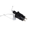 ULD-B12006-195-TTK AM-WH IP44 Бахрома светодиодная с эффектом мерцания, 12м, Соединяемая, 195 светодиодов, Янтарный и белый свет, Провод прозрачный - фото 5