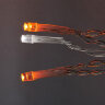 ULD-B12006-195-TTK AM-WH IP44 Бахрома светодиодная с эффектом мерцания, 12м, Соединяемая, 195 светодиодов, Янтарный и белый свет, Провод прозрачный - фото 6