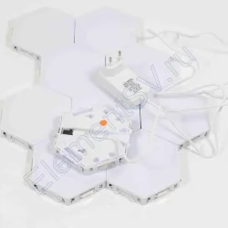 Светильник соты магнитные GOR8 (набор 10шт, 115мм, warm white)