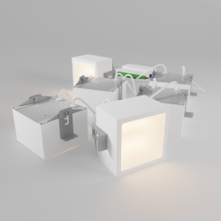 Светильник WOLTA PRO ГАЛАКТИКА ДВО10-54-042-3К-Б с БАП ЕМ1 Микропризма