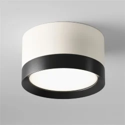 Потолочный светильник Hoop GX53 12Вт (Бело-черный)