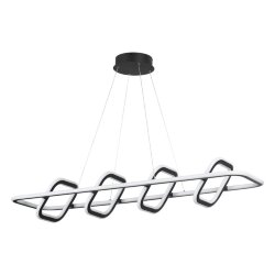 Светильник подвесной светодиодный диммируемый, в комплекте беспроводной пульт ДУ, длина провода 2м «Novotech» 359185, серия: ONDO - -