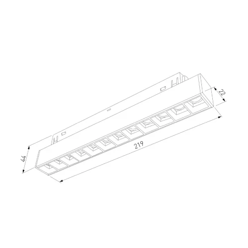 Slim Magnetic SL02 Трековый светильник 12W 3000K (черный) 85005/01 85005/01 - фото 6