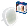 ULK-F71 3AAA WHITE Зеркало карманное с подсветкой. На батарейках 3AАА (не в/к) Белый. ТМ Uniel - фото