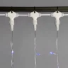 Гирлянда Занавес 2 x 3 м Синий 220В, 600 LED, Провод Прозрачный ПВХ, IP54. Фото 3.