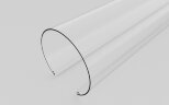 Рассеиватель поликарбонатный для профиля трубчатый LC-LRM-P120-3 прозрачный - фото