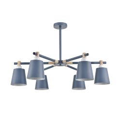 Люстра на штанге «LUMION» 8098/6C, серия: ROSALINA (крепление на планке) - -