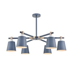 Люстра на штанге «LUMION» 8098/6C, серия: ROSALINA (крепление на планке) - -