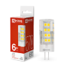 Лампа светодиодная LED-JCD 6Вт 230В G4 4000К 570Лм IN HOME - Фото