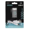 Аккумулятор литиевый AAA 1.5В Li-Ion 1000мВт.ч 660мА.ч зарядка от Type-C шнур в комплекте BL-2 (уп.2шт) ФАZА 5061637 - фото