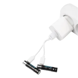 Аккумулятор литиевый AAA 1.5В Li-Ion 1000мВт.ч 660мА.ч зарядка от Type-C шнур в комплекте BL-2 (уп.2шт) ФАZА 5061637