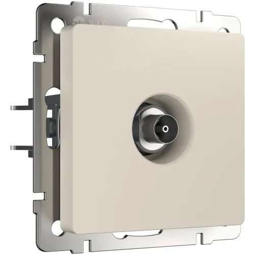 ТВ-розетка оконечная (айвори матовый) W1183062 - фото