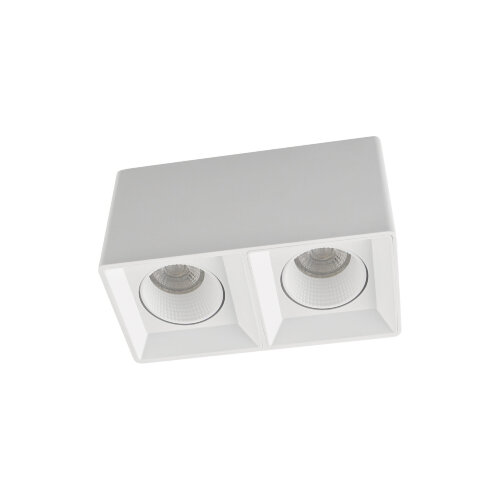 DK3085-WH Светильник накладной IP 20, 10 Вт, GU5.3, LED, белый/белый, пластик.