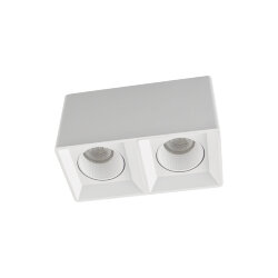 Светильник накладной IP 20, 10 Вт, GU5.3, LED, белый/белый, пластик, Denkirs DK3085-WH