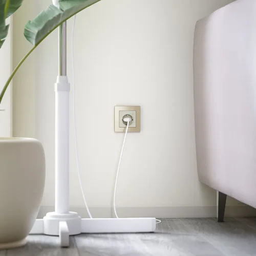 Рамка из металла на 1 пост Аluminium шампань алюминий W0011711 - фото 5