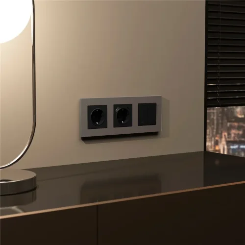 Выключатель жалюзи (черный матовый) W1124508 - фото 3