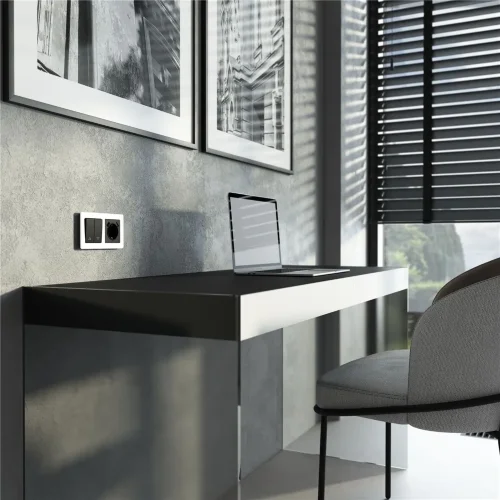 Выключатель жалюзи (черный матовый) W1124508 - фото 3