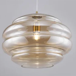 Подвесной светильник Рюш / Ruche E27х1 (Латунь) P078PL-01AM