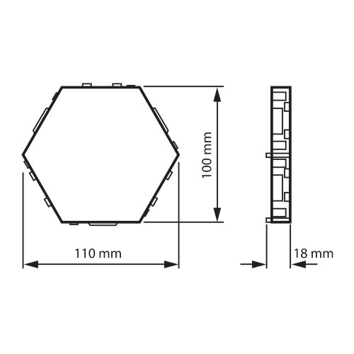 ULE-H77-3.5W-3000K-12V WHITE Cветильник светодиодный модульный, Сенсорный, Теплый белый свет3000К, 72Лм, TM Uniel - фото 7