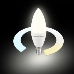 Умная лампа Свеча  LED C37 Е14 7W 3300К-6500К CCT+DIM (BLE2779) BLE2779 (071005)