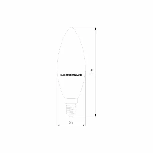 Умная лампа Свеча  LED C37 Е14 7W 3300К-6500К CCT+DIM (BLE2779) BLE2779 - фото 3
