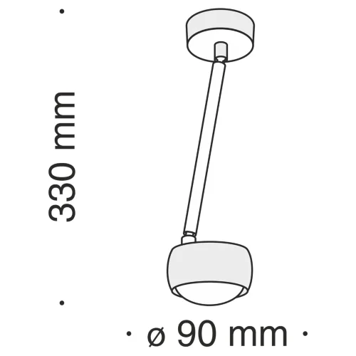 Потолочный светильник Линза / Lens 3000К 8Вт (Белый) MOD072CL-L8W3K - фото 2
