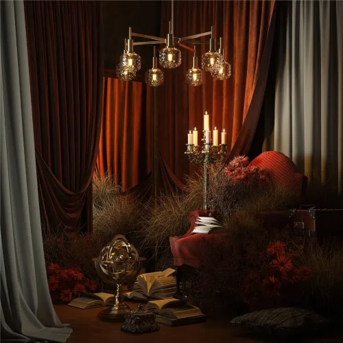 Потолочный светильник Freya FR5366CL-07BS (Латунь) - фото 12